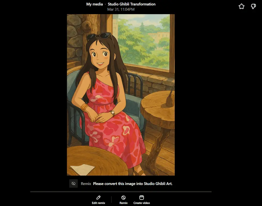 Create Ghibli images with Sora AI