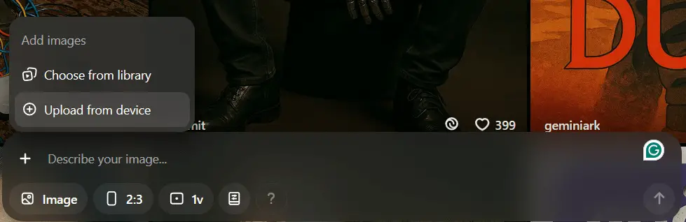 Upload image on Sora AI